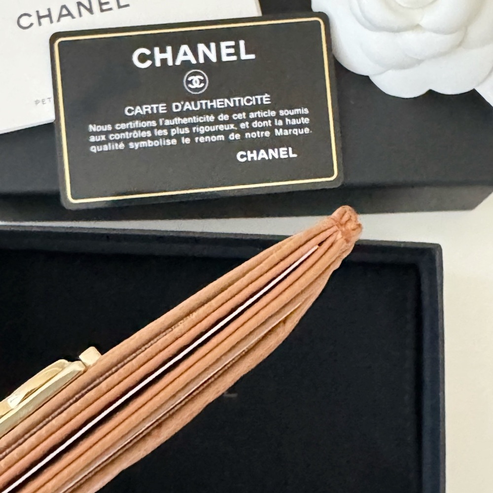 Chanel Boy Card Holder 21K, Brown - Picture 7 of 12